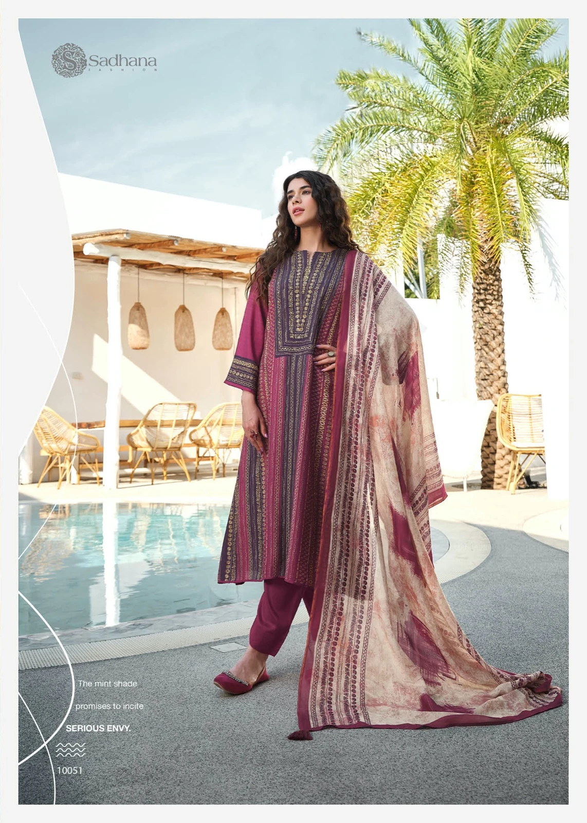 Sadhana Fashion Mannat Pure Musline Silk Digital Print Wholesale Fancy Salwar Suit Catalog — Wholesale Salwar Suits, MPA wholesale from Surat — view 4
